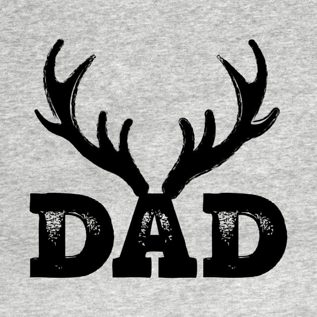 Dad Antlers by chrissyloo